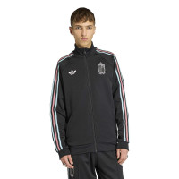 adidas België Originals Trainingspak Full-Zip Zwart Lichtblauw Roze