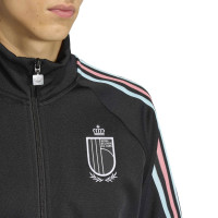 adidas België Originals Trainingspak Full-Zip Zwart Lichtblauw Roze