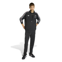 adidas België Originals Trainingspak Full-Zip Zwart Lichtblauw Roze