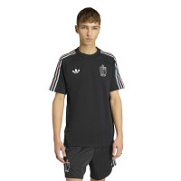 adidas België Originals T-Shirt Zwart Lichtblauw Roze