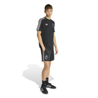adidas Belgique Originals Short Noir Bleu Clair Rose