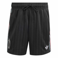 adidas Belgique Originals Short Noir Bleu Clair Rose