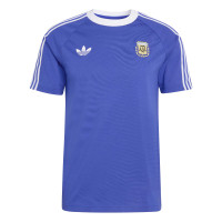 adidas Argentine Originals T-Shirt Lucid Blue Blanc Doré