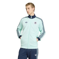 adidas Duitsland Originals Trainingsjack Lichtblauw Donkerblauw Wit