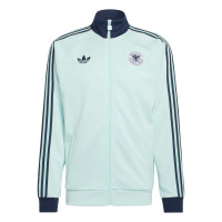 adidas Duitsland Originals Trainingsjack Lichtblauw Donkerblauw Wit