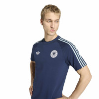 adidas Duitsland Originals T-Shirt Donkerblauw Lichtblauw Wit
