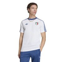 adidas Italie Originals T-Shirt Blanc Bleu
