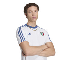 adidas Italie Originals T-Shirt Blanc Bleu