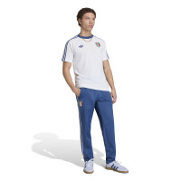 adidas Italie Originals T-Shirt Blanc Bleu