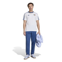adidas Italie Originals T-Shirt Blanc Bleu