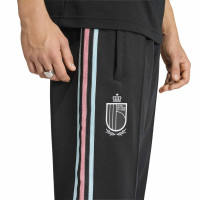 adidas Belgique Originals Pantalon d'Entraînement Noir Bleu Clair Rose