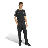 adidas Belgique Originals Pantalon d'Entraînement Noir Bleu Clair Rose