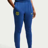 Pantalon d'entraînement Nike FC Barcelona Strike 2025-2026 pour femmes, bleu foncé, jaune vif