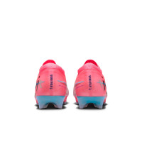 Nike Zoom Mercurial Vapor 16 Vinicius Júnior Elite Gazon Naturel Chaussures de Foot (FG) Rose Vif Mauve Argenté