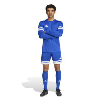 adidas Squadra 25 Voetbalshirt Lange Mouwen Blauw Wit