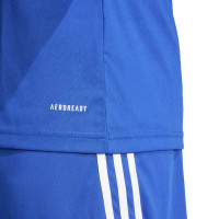 adidas Squadra 25 Voetbalshirt Lange Mouwen Blauw Wit