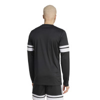 adidas Squadra 25 Voetbalshirt Lange Mouwen Zwart Wit