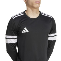 adidas Squadra 25 Voetbalshirt Lange Mouwen Zwart Wit