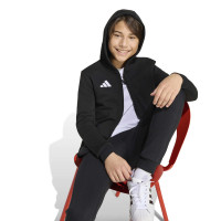 adidas Entrada 26 Joggingpak Full-Zip Vest Kids Zwart Wit