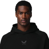 Castore Adapt Fleece Joggingpak Hooded Zwart Donkergrijs