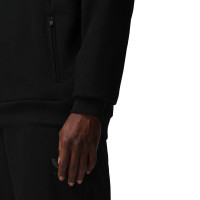 Castore Adapt Fleece Hoodie Zwart Donkergrijs