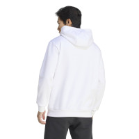 adidas Entrada 26 Hoodie Wit Zwart