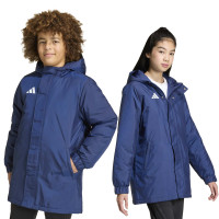 adidas Entrada 26 Stadium Jas Kids Donkerblauw Wit