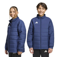 adidas Entrada 26 Tussenjas Kids Donkerblauw Wit