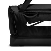 Nike Academy Team F26 Voetbaltas Large Schoenenvak Zwart Wit