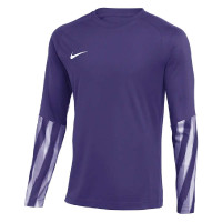Chemise de gardien de but à manches longues Nike Dri-FIT Park Goalkeeper V violet clair et blanc
