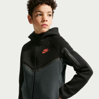 Survêtement de sport Nike Tech Fleece pour Enfants, noir, gris foncé, rouge