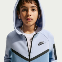 Gilet de sport Nike Tech Fleece pour Enfants, bleu clair, bleu, noir