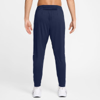 Pantalon d'entraînement Nike Miler bleu foncé argenté