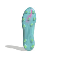 adidas F50 Messi Pro Gras Voetbalschoenen (FG) Wit Turquoise Roze