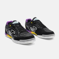 Joma Top Flex Chaussures de Foot en Salle (IN) Noir Jaune Mauve