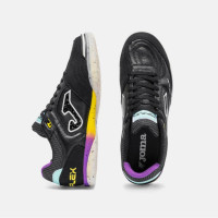 Joma Top Flex Chaussures de Foot en Salle (IN) Noir Jaune Mauve