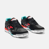 Joma Top Flex Rebound Zaalvoetbalschoenen (IN) Noir Rouge Turquoise