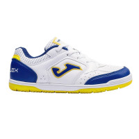 Joma Top Flex Zaalvoetbalschoenen (IN) Kids Wit Blauw Geel