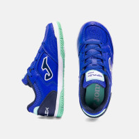Joma Top Flex Chaussures de Foot en Salle (IN) Enfants Bleu Bleu Foncé Turquoise