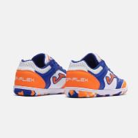 Joma Top Flex Chaussures de Foot en Salle (IN) Enfants Blanc Bleu Orange