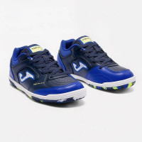 Joma Top Flex Chaussures de Foot en Salle (IN) Enfants Bleu Foncé Bleu Jaune
