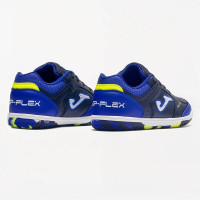 Joma Top Flex Chaussures de Foot en Salle (IN) Enfants Bleu Foncé Bleu Jaune