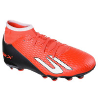 Skechers SKX_2 High Academy Gazon Naturel Chaussures de Foot (FG) Enfants Rouge Noir Blanc