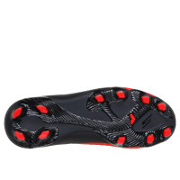 Skechers SKX_2 High Academy Gazon Naturel Chaussures de Foot (FG) Enfants Rouge Noir Blanc