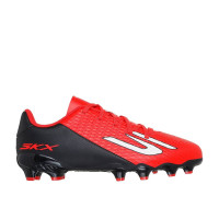 Skechers SKX_2 High Academy Gazon Naturel Chaussures de Foot (FG) Tout-Petits Rouge Noir Blanc