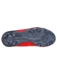 Skechers Razor 1.5 Gazon Naturel Chaussures de Foot (FG) Enfants Rouge Noir Blanc