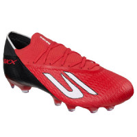 Skechers SKX_2 Elite Gazon Naturel Chaussures de Foot (FG) Rouge Noir Blanc