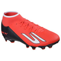 Skechers SKX_2 High Academy Gras Voetbalschoenen (FG) Rood Zwart Wit
