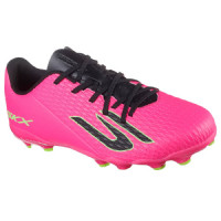 Skechers SKX_2 Gazon Naturel Artificiel Chaussures de Foot (MG) Enfants Rose Noir