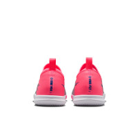 Nike Zoom Mercurial Vapor 16 Vinicius Júnior Academy Zaalvoetbalschoenen (IN) Kids Felroze Paars Zilver